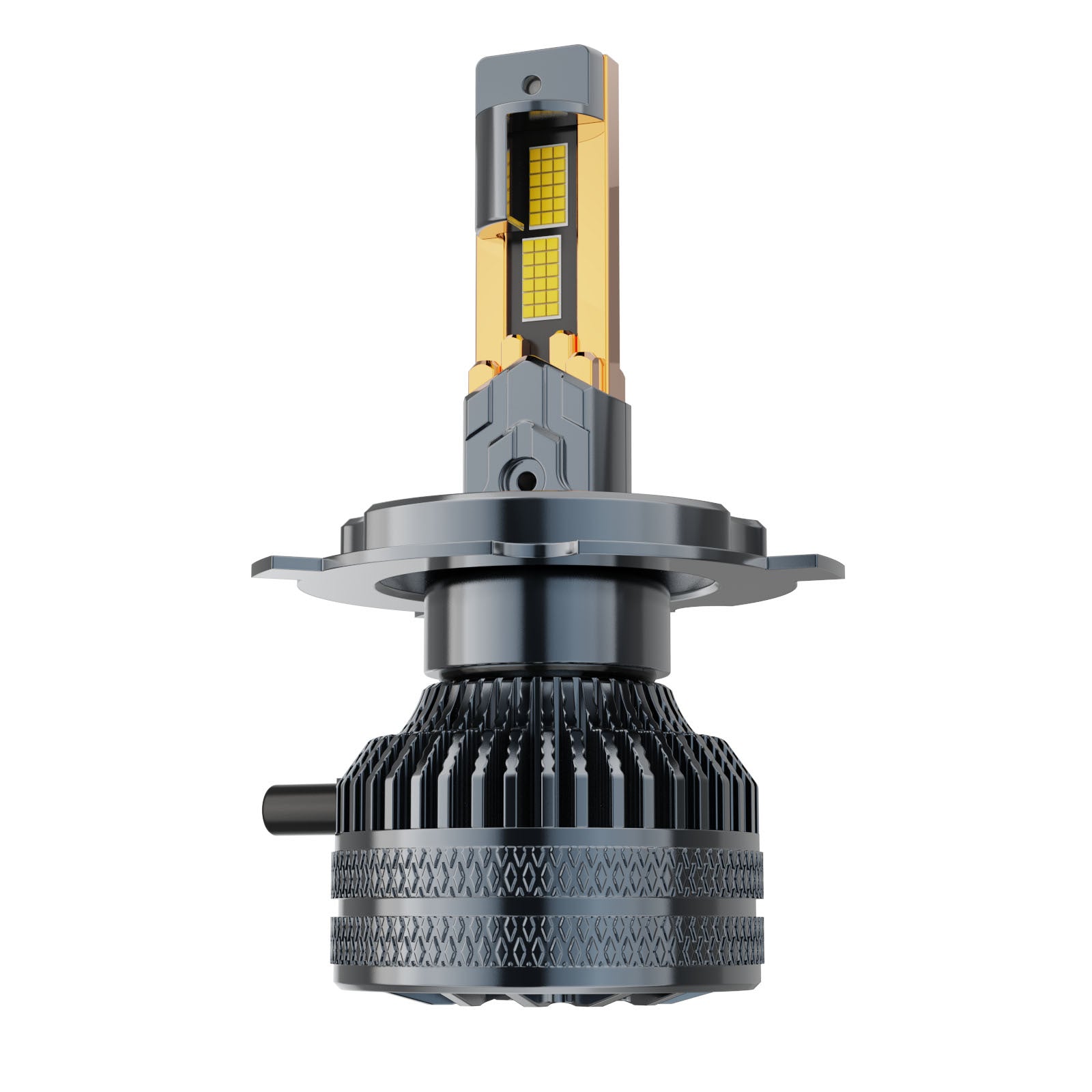 200W Super lumineux phare de voiture LED Ampoule 10 tubes en cuivre 36 puce haute focale H4 H7 LED automatique
