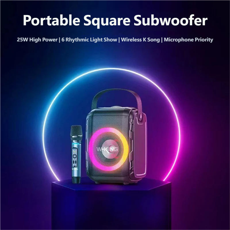 W-King T9S Haut-parleur de karaoké portatif