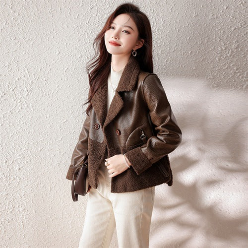 Manteau de fourrure d'hiver perdre plus de taille veste pour les femmes