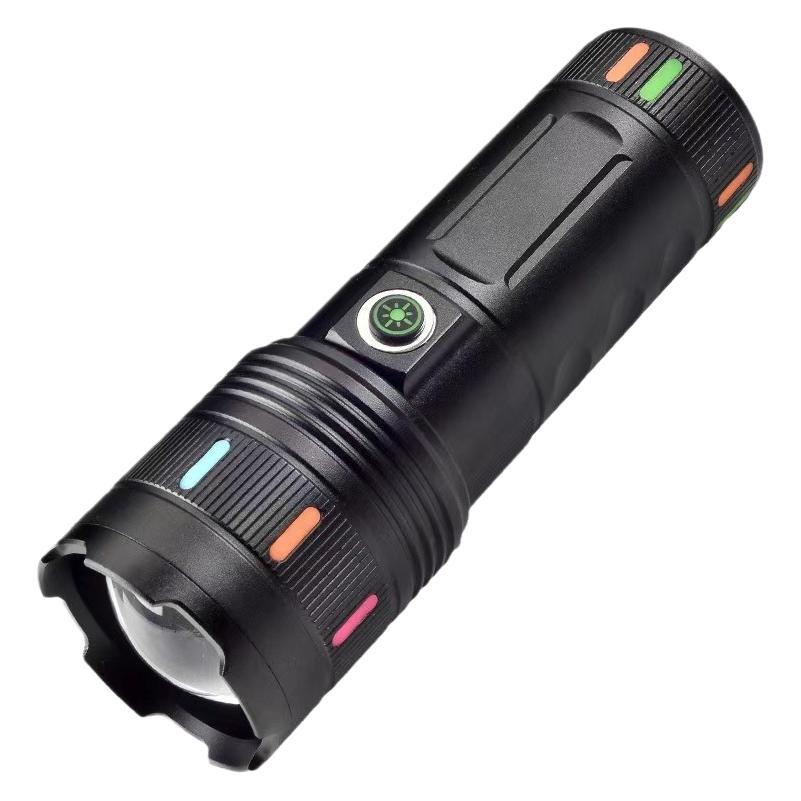 Lampe de poche laser blanche en alliage d'aluminium
