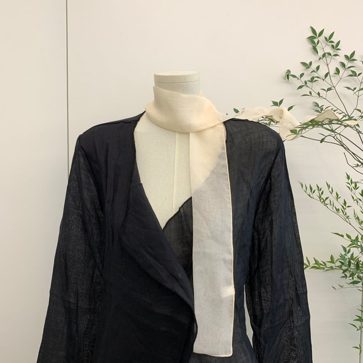 PrintempsSummer Écharpe courte en soie pour les femmes