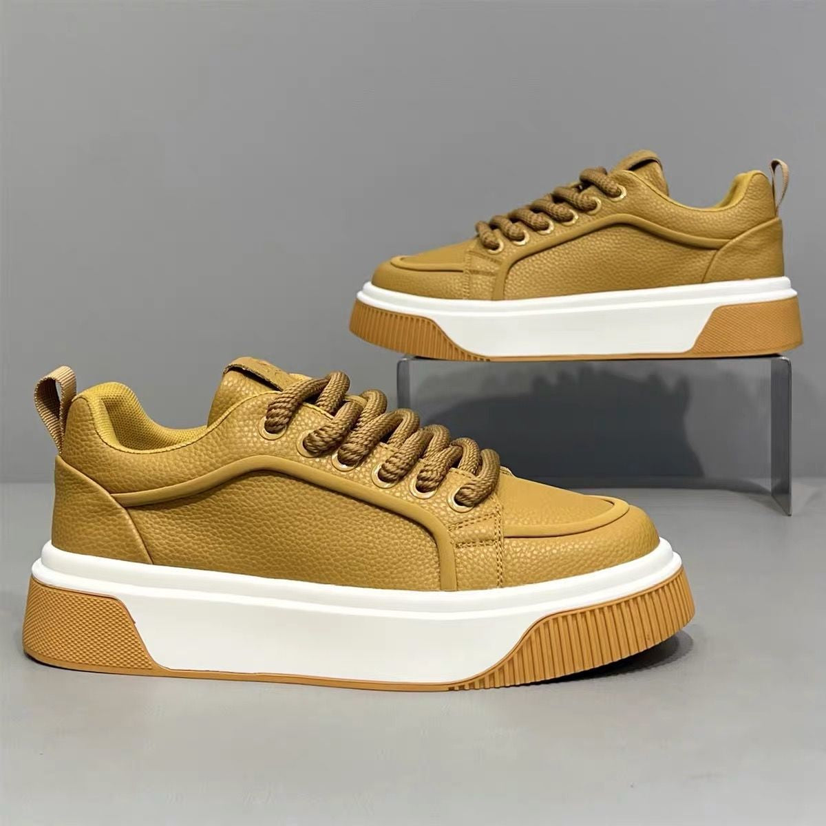 Chaussures de Patinage Blanc Low-top Trendy Luxury Homme