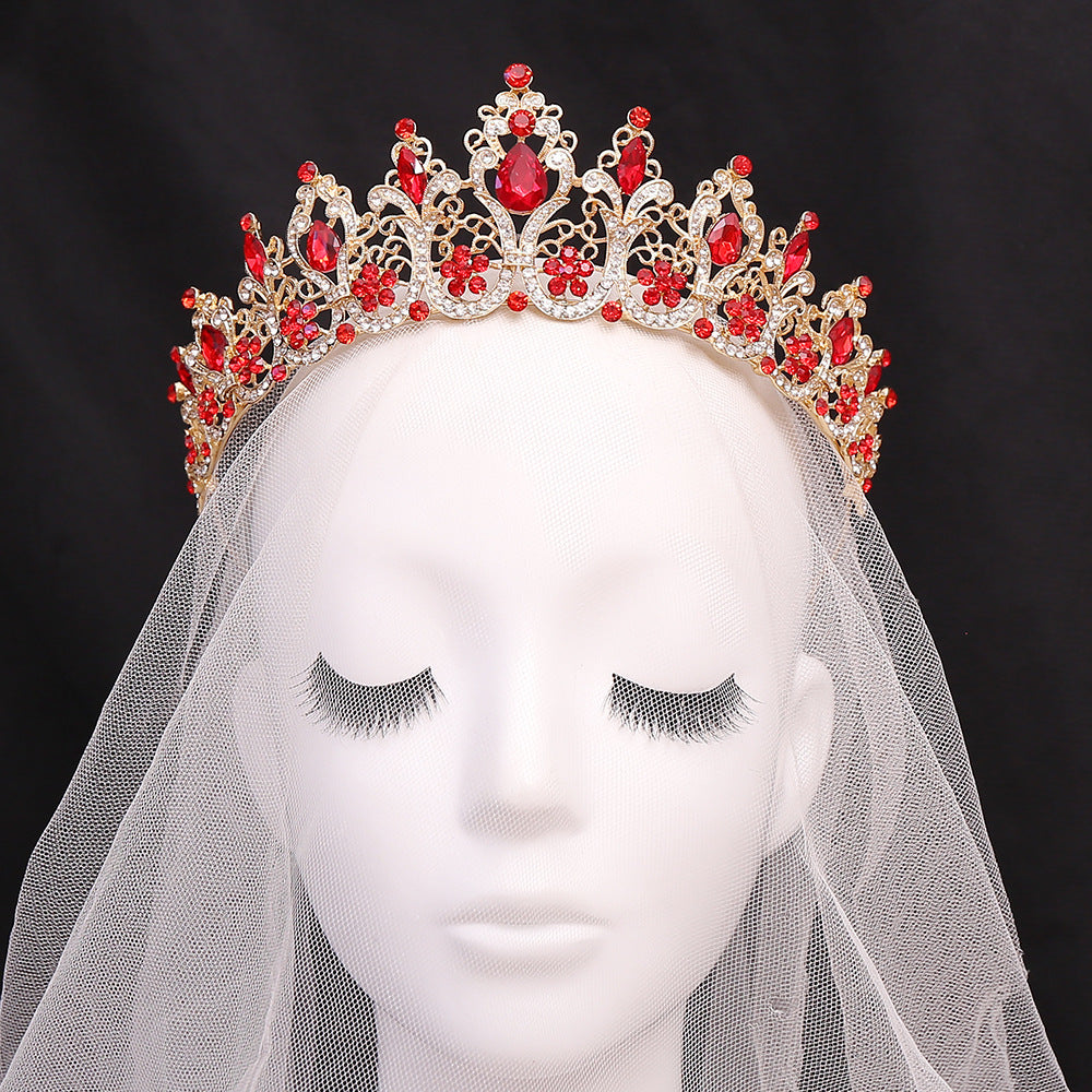 Tête de mariée en cristal européen et américain
