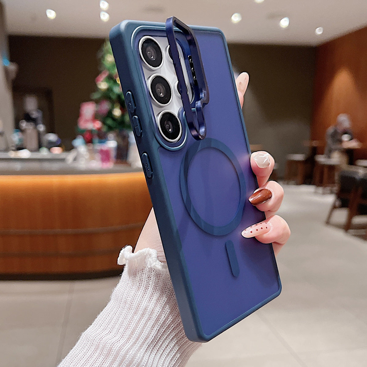 Couverture de protection anti-chute Cas de téléphone à aspiration magnétique