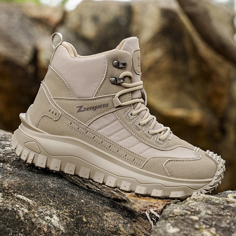 Bottes pour hommes pour le sport occasionnel de plein air et confortable usure épaisse