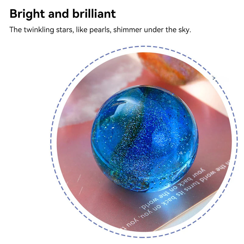 Sept éléments étoiles cristal boule de verre atmosphère lumière créative boule de glace colorée Accueil De