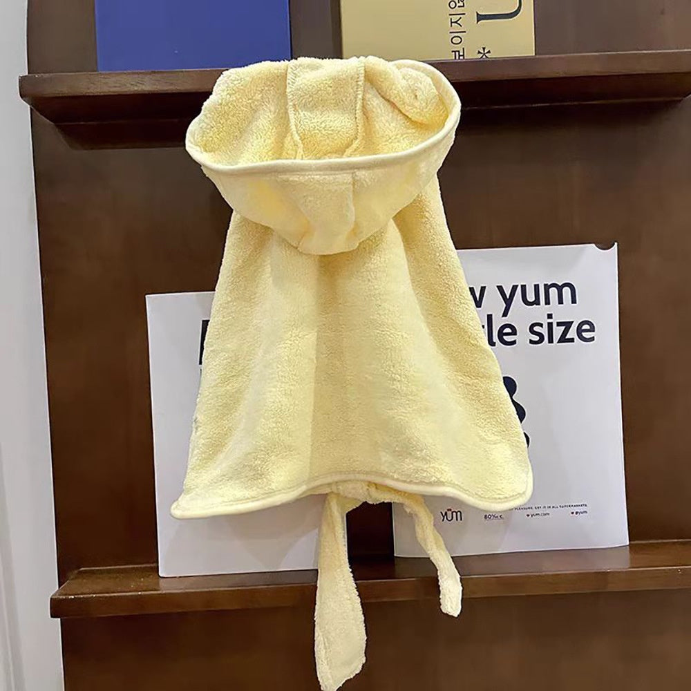 Serviette de bain pour animaux de compagnie - Serviette de chien en microfibre très absorbante pour le séchage des chats et des chiens - Soft Qui