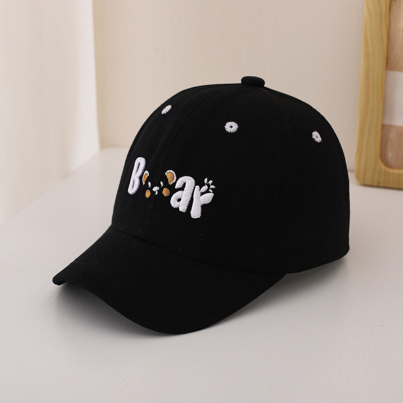 L'enfant simple couleur de la souris de dessin animé Lettre Broderie réglable mignon et occasionnel