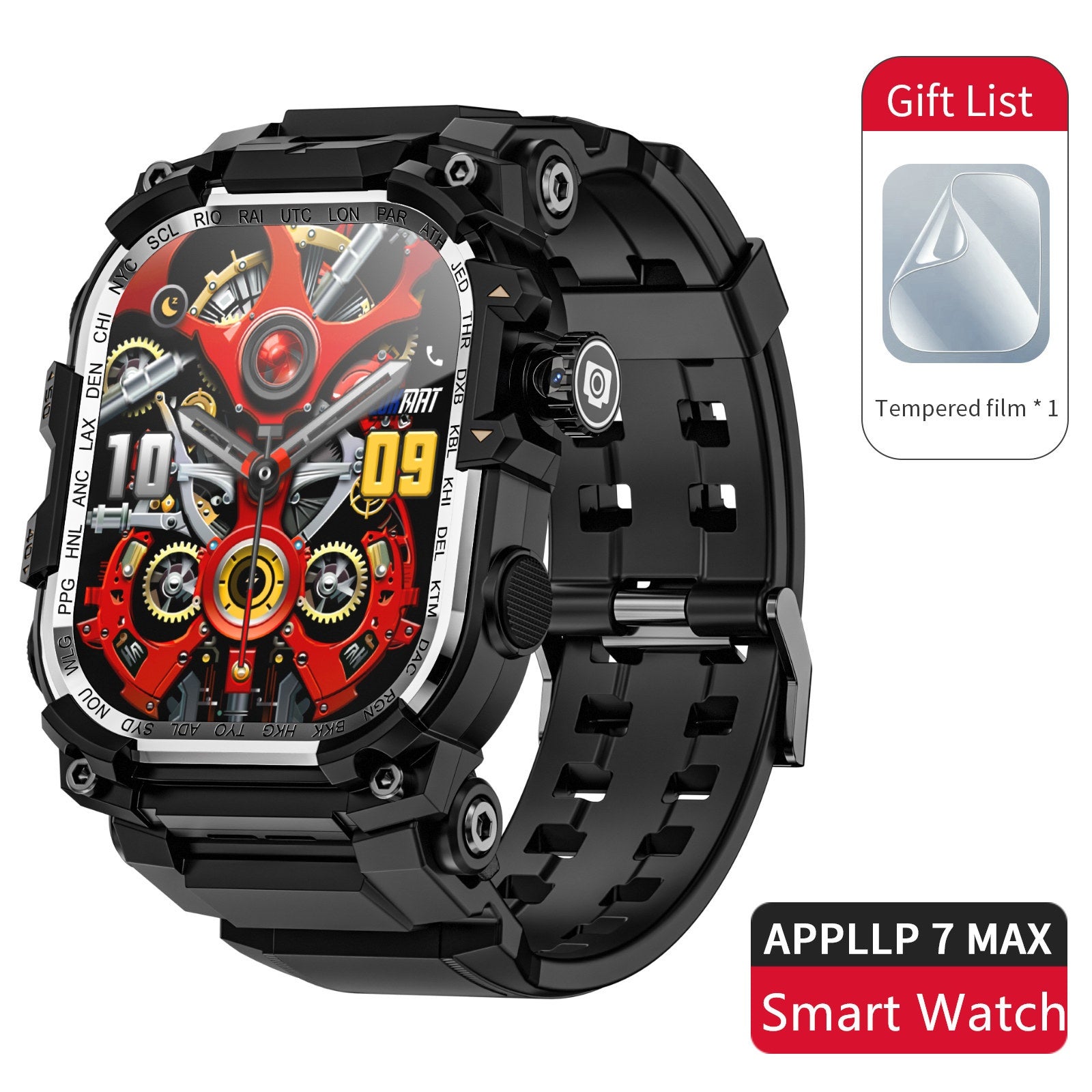 APPLLP 7 MAX Écran généreux Smart Watch Wifi Caméra de retrait