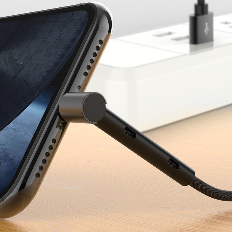 Câble de recharge pour téléphone portable créatif