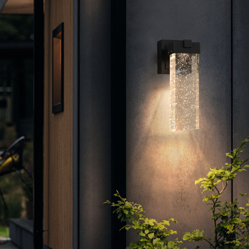 Extérieur étanche LED transparente lumière de mur en cristal prend en charge de nombreux types de paquets d'ampoule-2