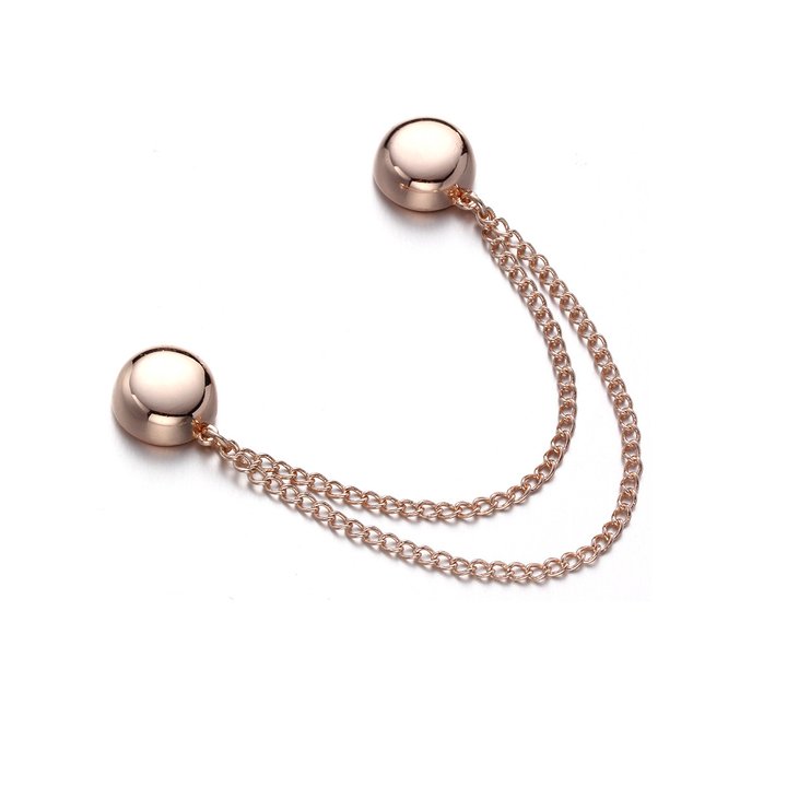 Boucle magnétique-rose or-1 pièce