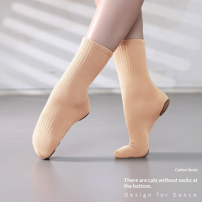Chaussettes de ballet antidérapantes