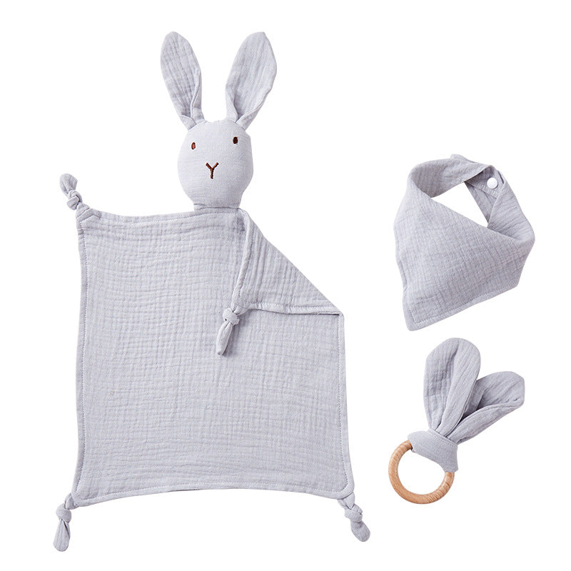 Triangular bunny doll bottle cover