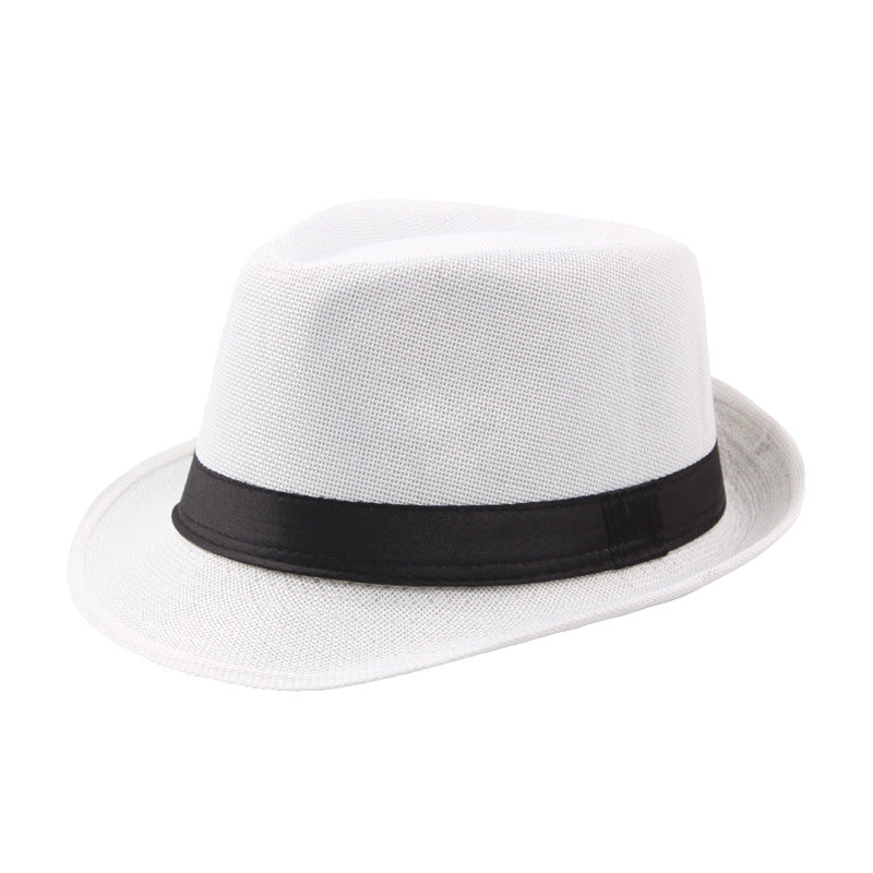 Mode Personnalité Lin Chapeau Top Hommes