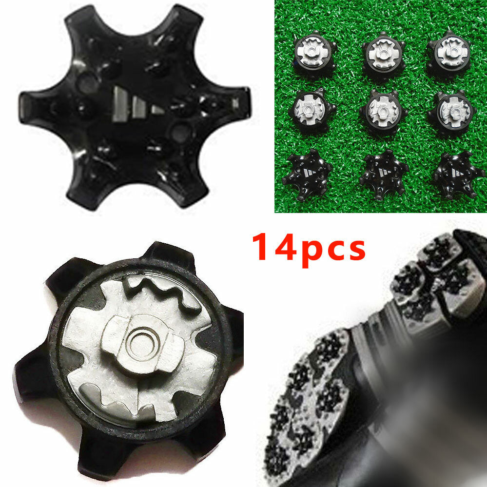 14PCS Sports pour Footjoy Substitut Chaussures de Golf Spikes Pin Soft Fast Twist Studs