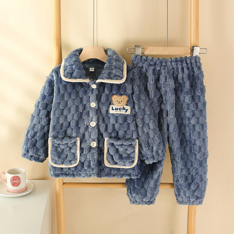 Maison de pyjama d'automne pour enfants
