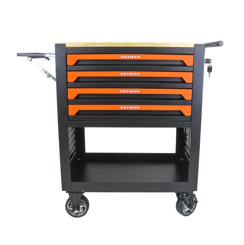 4 OUTILS MULTIFONCTIONNELS CARTONNÉS À ROUES ET À BOIS