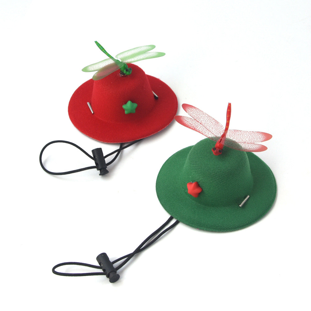 Chapeau pour animaux de compagnie réglable de mode créative