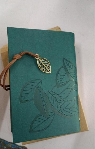 Carnet de notes pour feuilles vintage