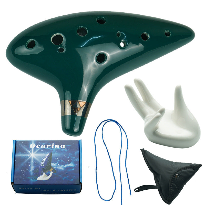 Légende de Zelda 12 trous Alto C clé Ocarina
