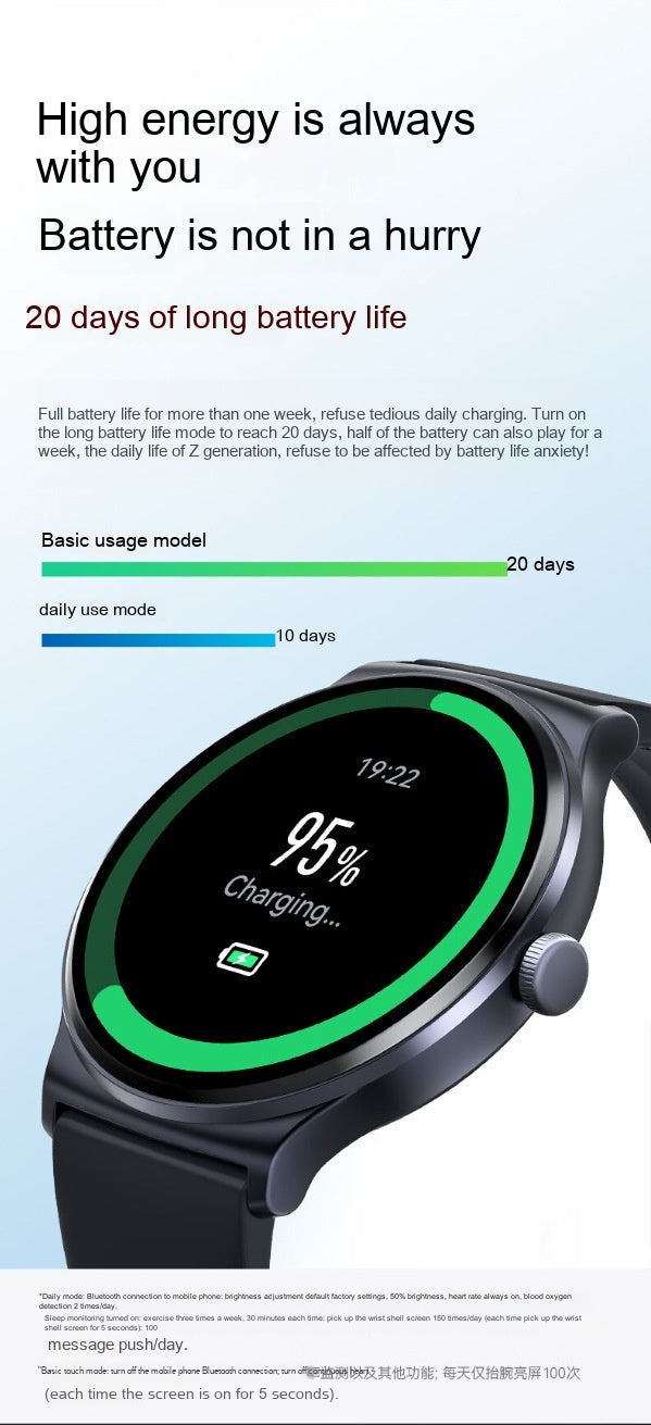 Sport Smart Watch Multifonctionnel IP68 Imperméable Et sans poussière