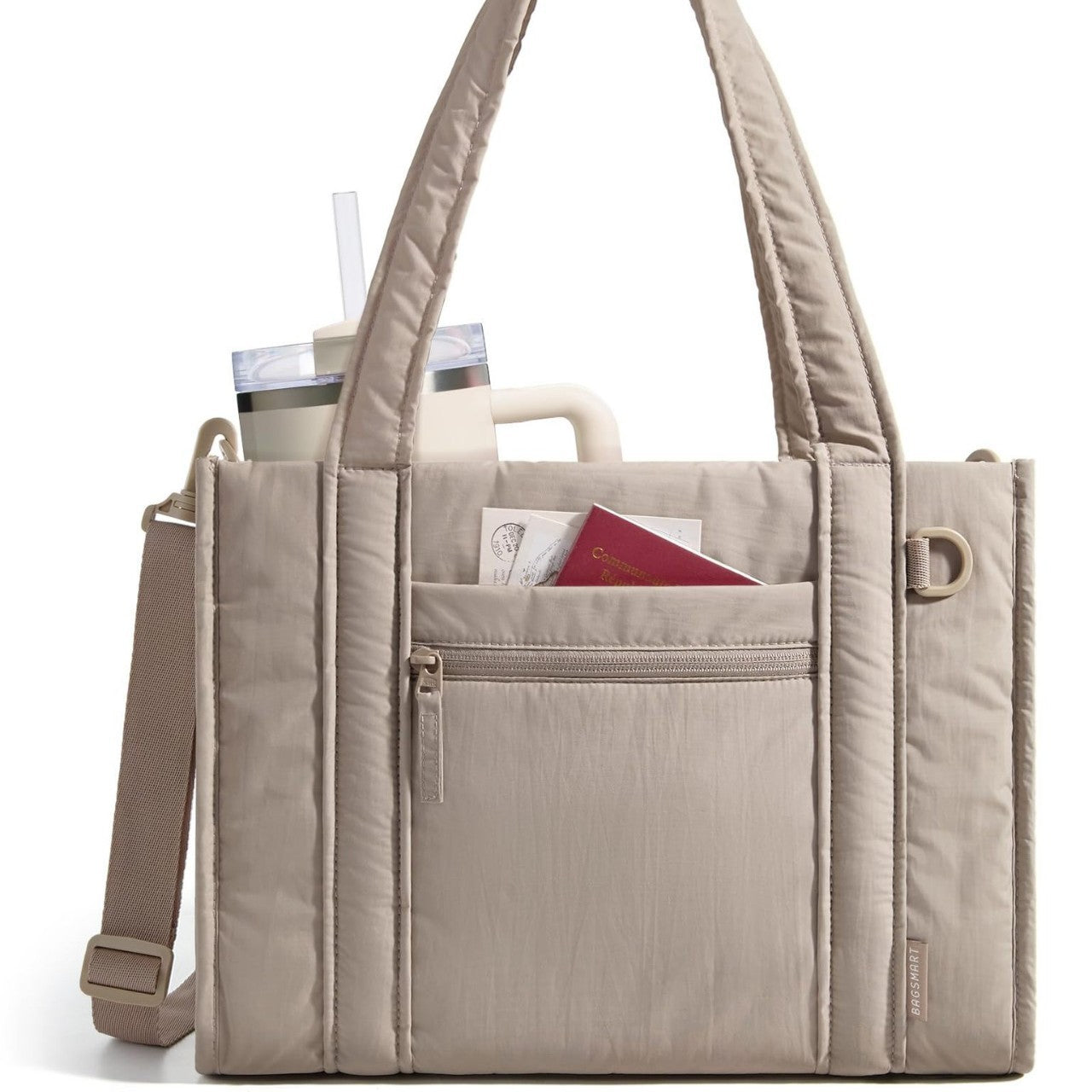 Femmes Fashionable Tote Grande capacité Minimaliste Toile Sac à épaule