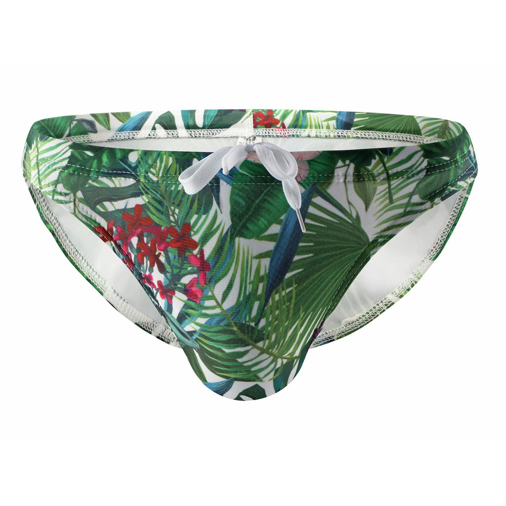 Impression sexy Natation Trunks Plant Coconut Maple Leaf Trendy Beach Pantalon de printemps multicolore