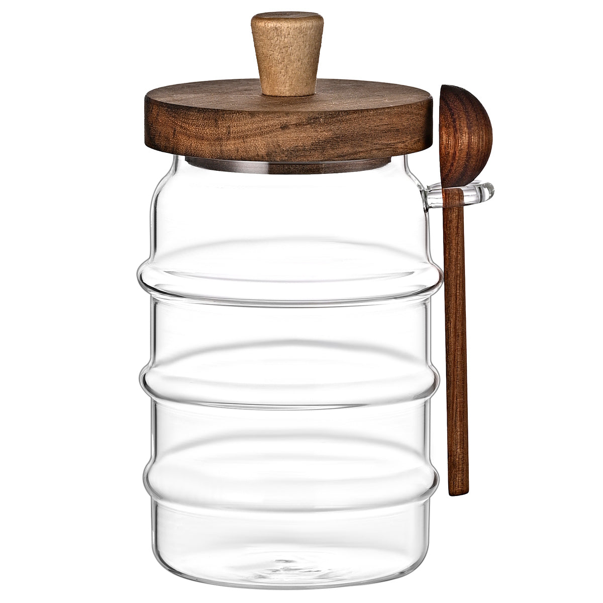 1 Pcs 25 Pots de café en verre OZ avec cuillères