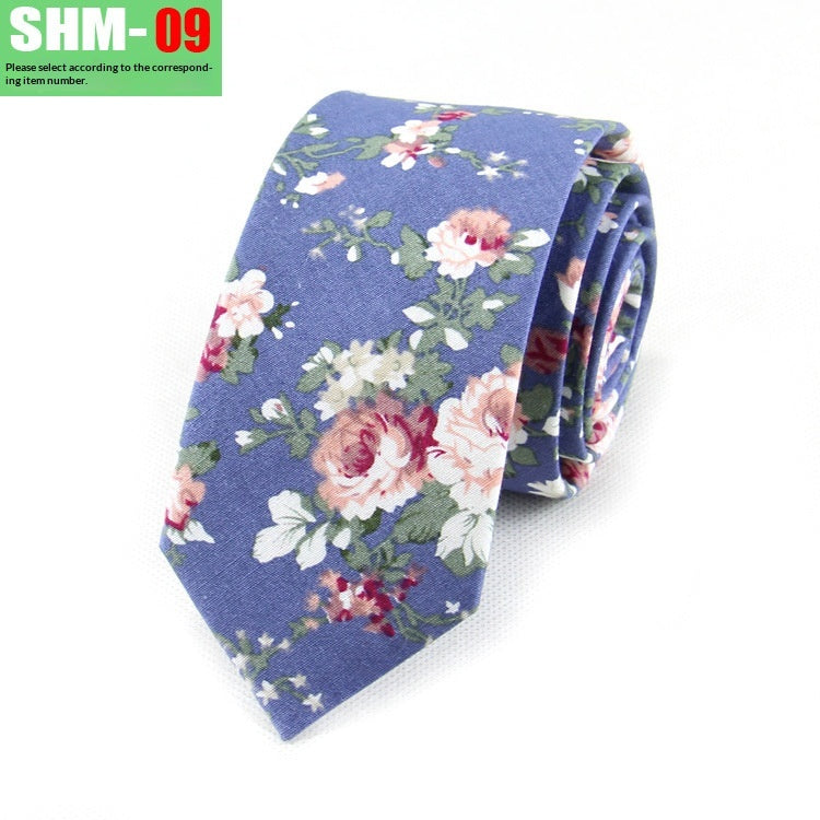Narrow Casual Patterned Tie pour les hommes