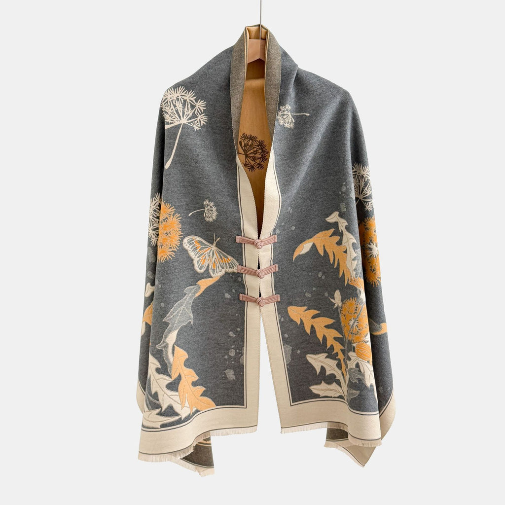 Vêtements de dessus de noeud vintage Jacquard Châl