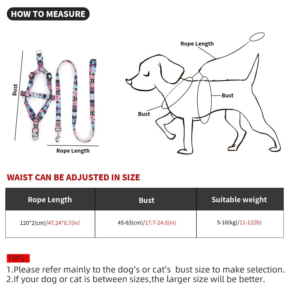Nylon Feuille de chien de taille moyenne
