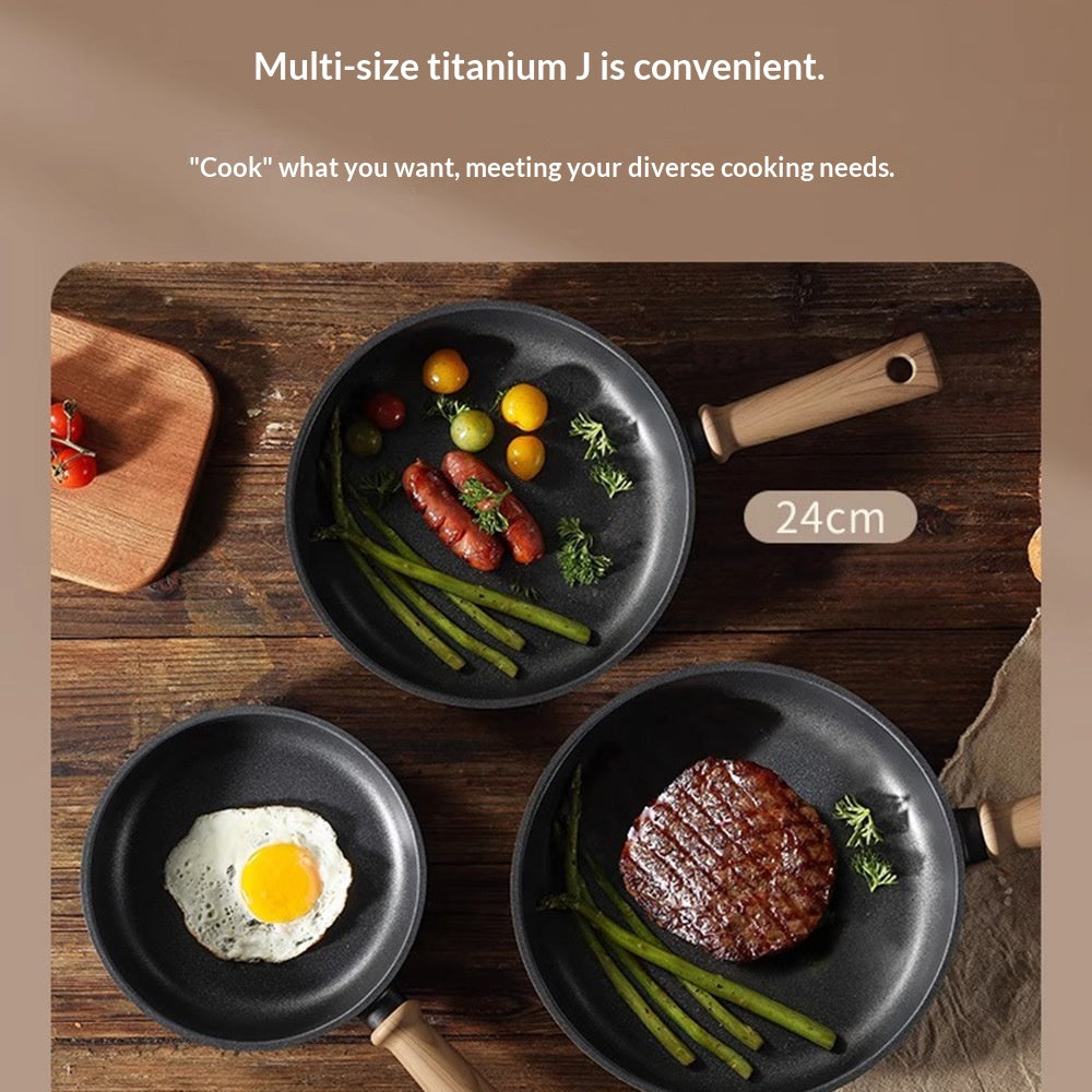 Pane antiadhésive Titanium Wok pour usage domestique