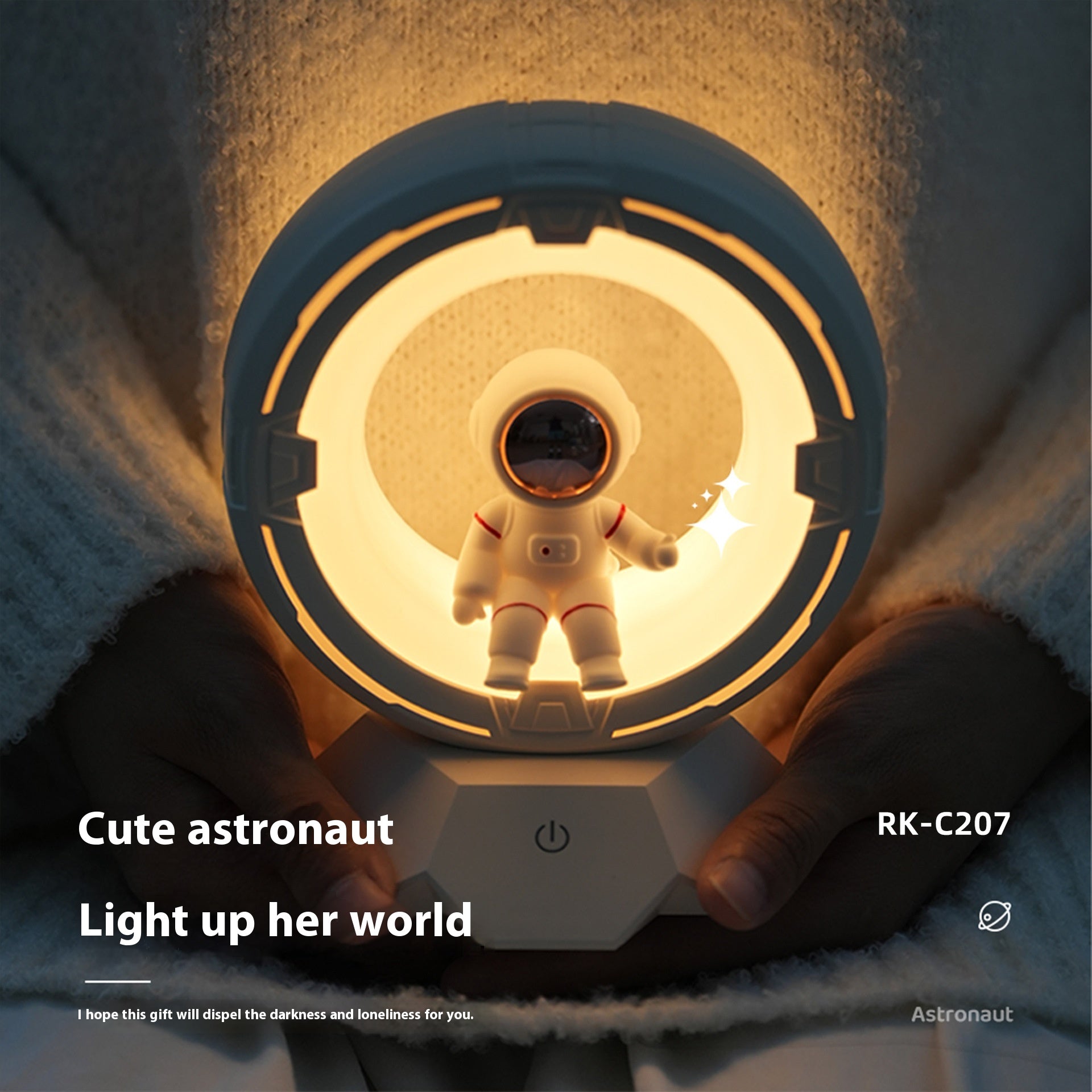 Astronaute créatif LED petite lampe de nuit
