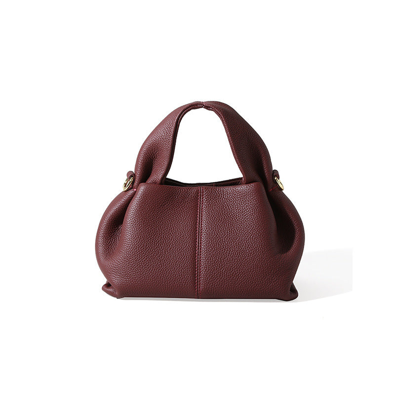 Style de corps de sac en cuir véritable pour femmes