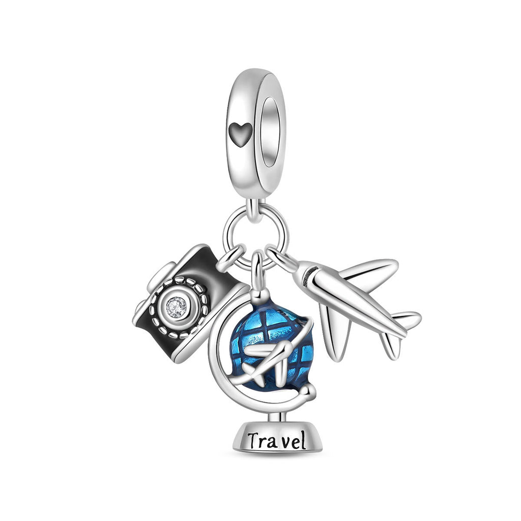 Valise d'avion World Travel Bricolage pendentif perles Accessoires