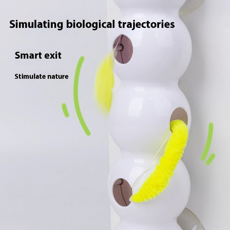 Jouet chat interactif intelligent avec mouvement de la queue mouvement activé rechargeable