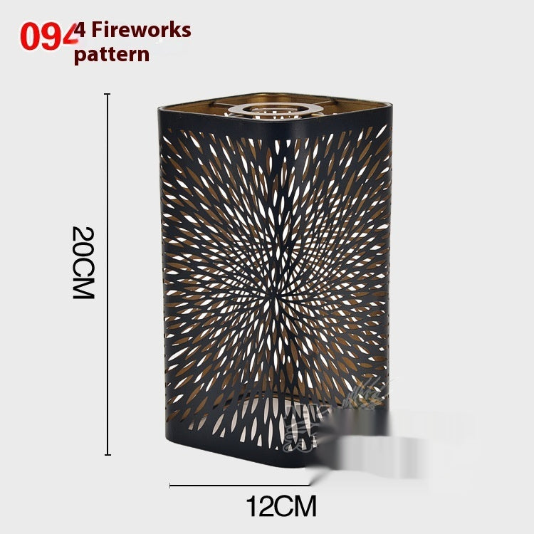 Iron Laser Engraving Square Round Lampshade Shell Accessoires