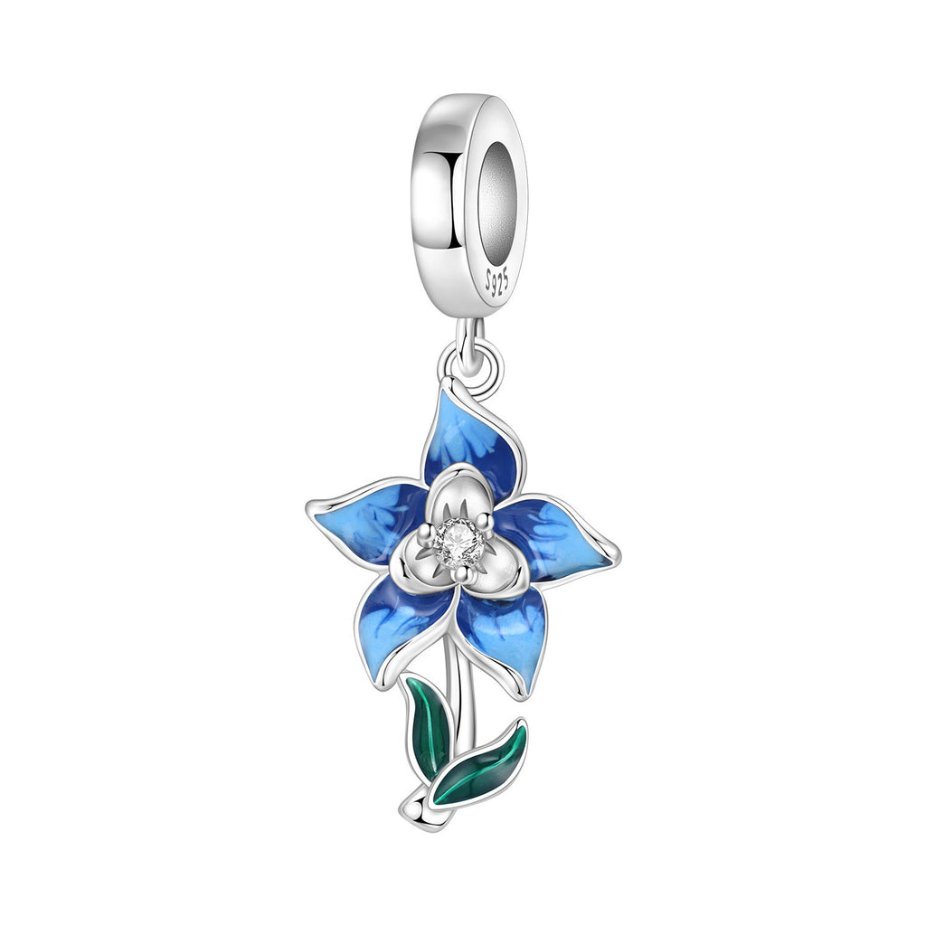 Lily de la vallée Iris et la fleur spinning bricolage bracelet pendentif accessoires