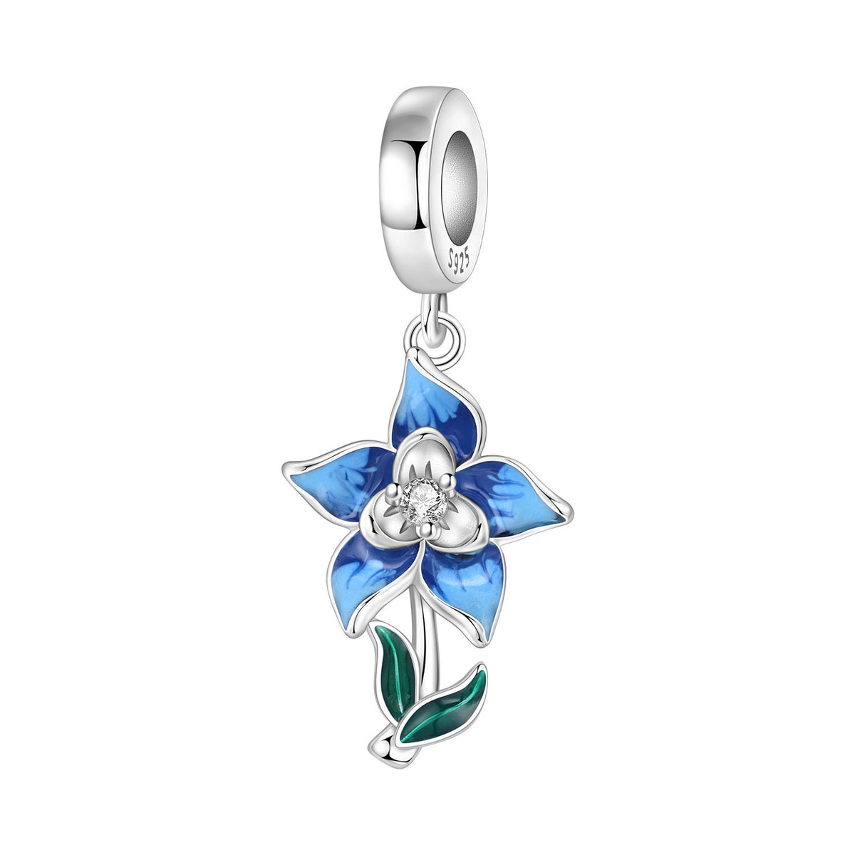 Lily de la vallée Iris et la fleur spinning bricolage bracelet pendentif accessoires
