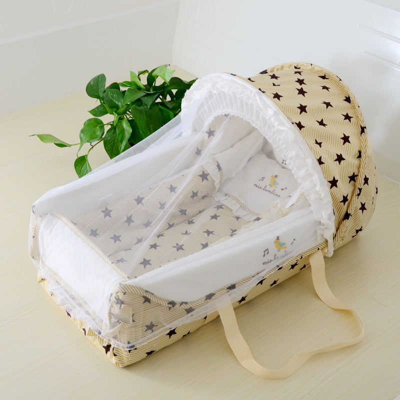 Crib portable avec berceau dans le lit