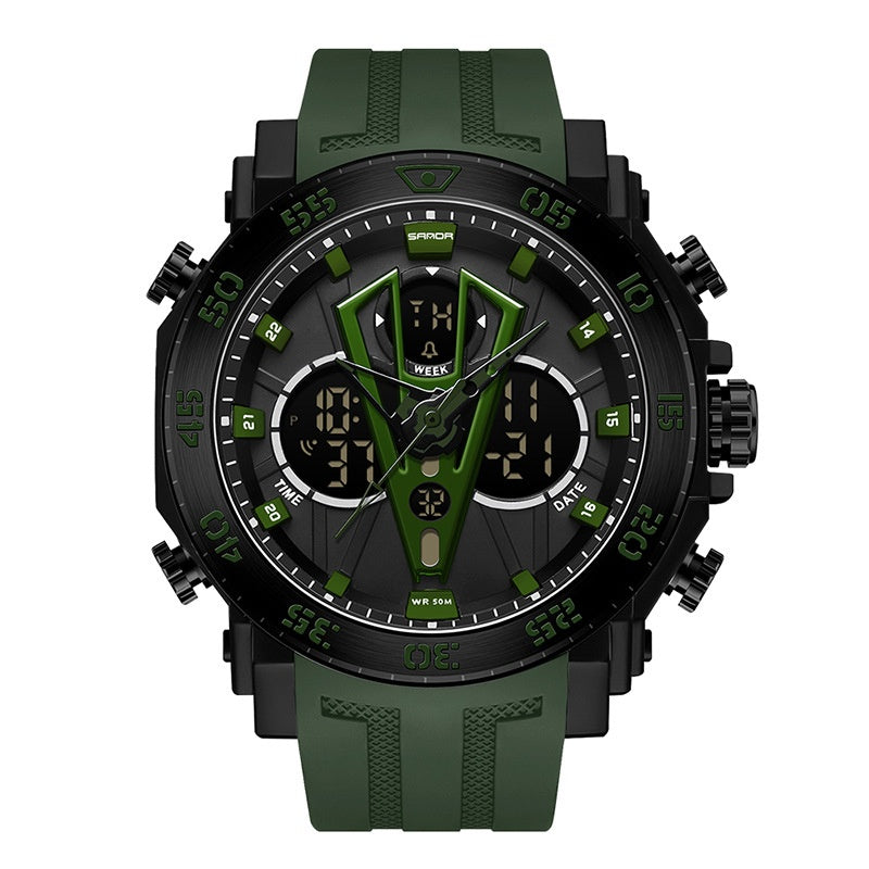 Sanda Youth Montre double affichage pour les hommes