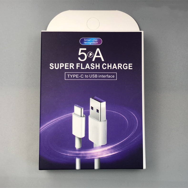 Câble de données de type c 1 mètre 5A Charge très rapide