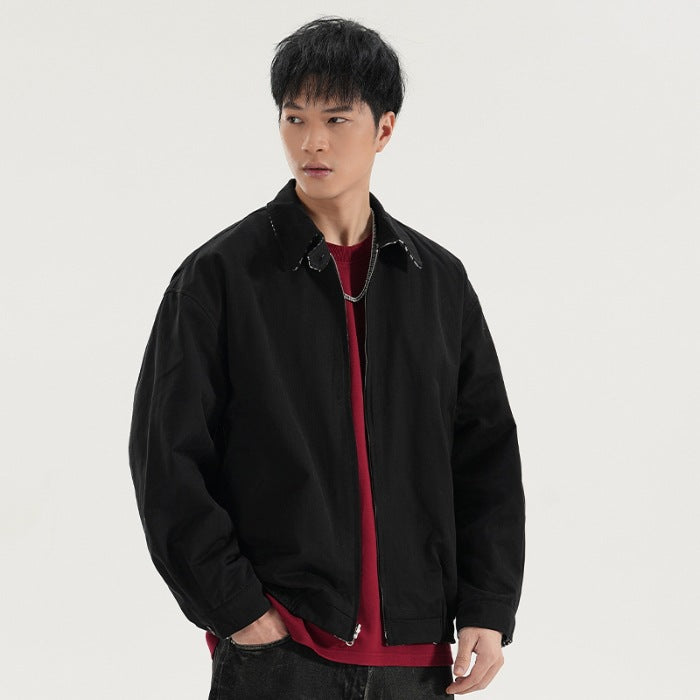 Veste réversible Plaid sur le côté inverse approprié pour les vêtements d'extérieur