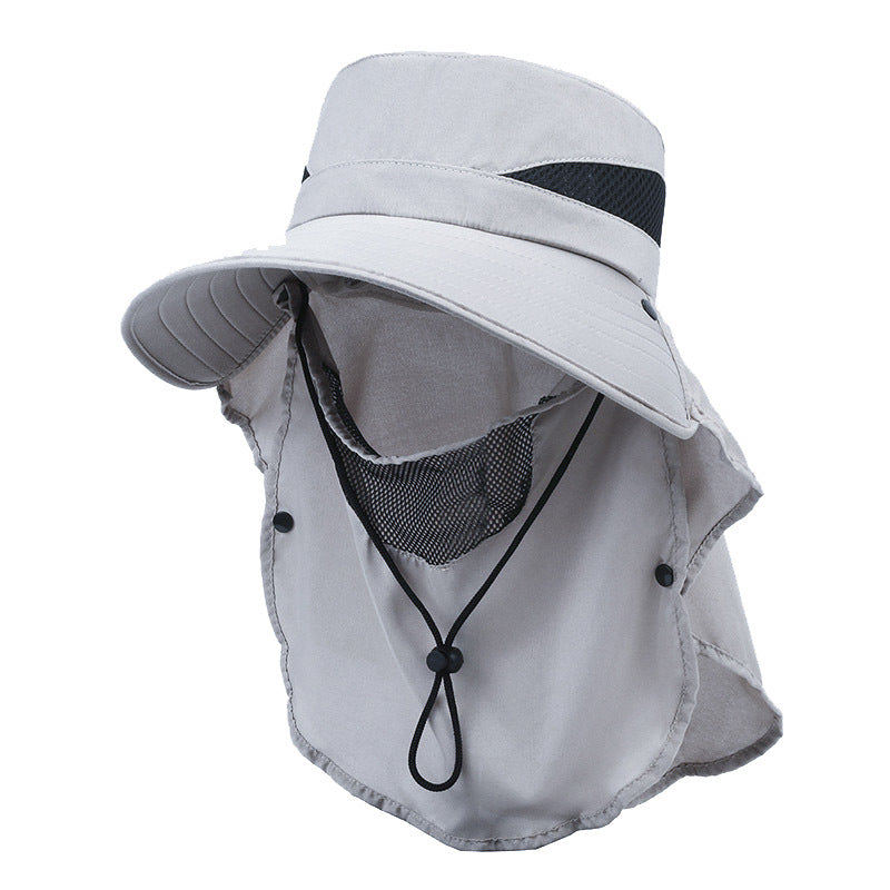 Chapeau Homme d'ombre solaire Chapeau Pêcheur Big Brim Chapeau de pêche résistant au soleil