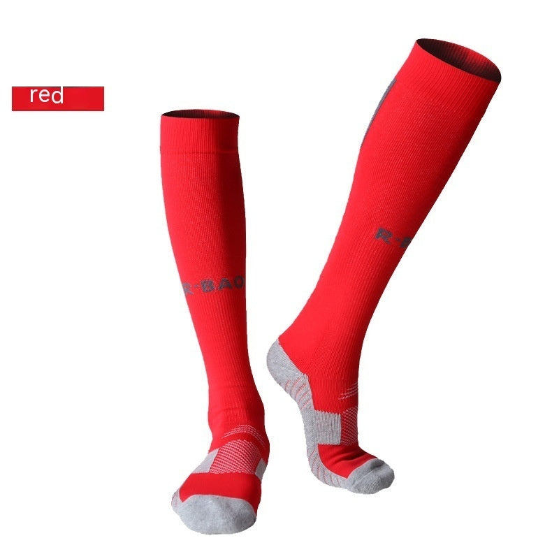 Serviette Bas Long Soccer Chaussettes Ankle Support Protection Calf