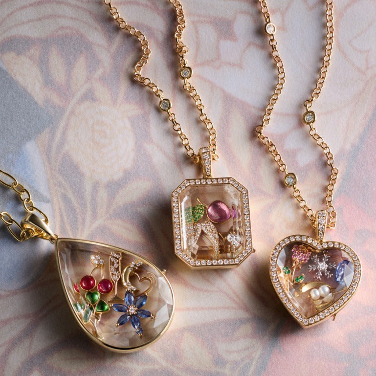 Collier d'ouverture de verre Bricolage Pendentif Accessoires