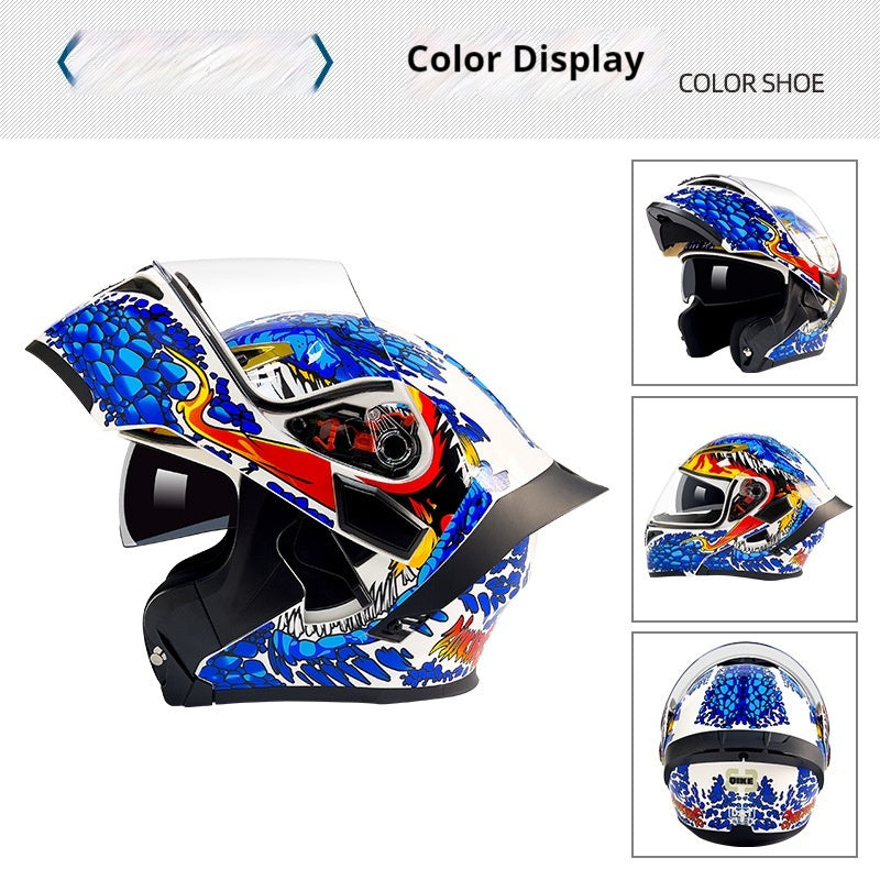 Personnalisé Big Tail Knight Sécurité Quatre saisons Casque universel