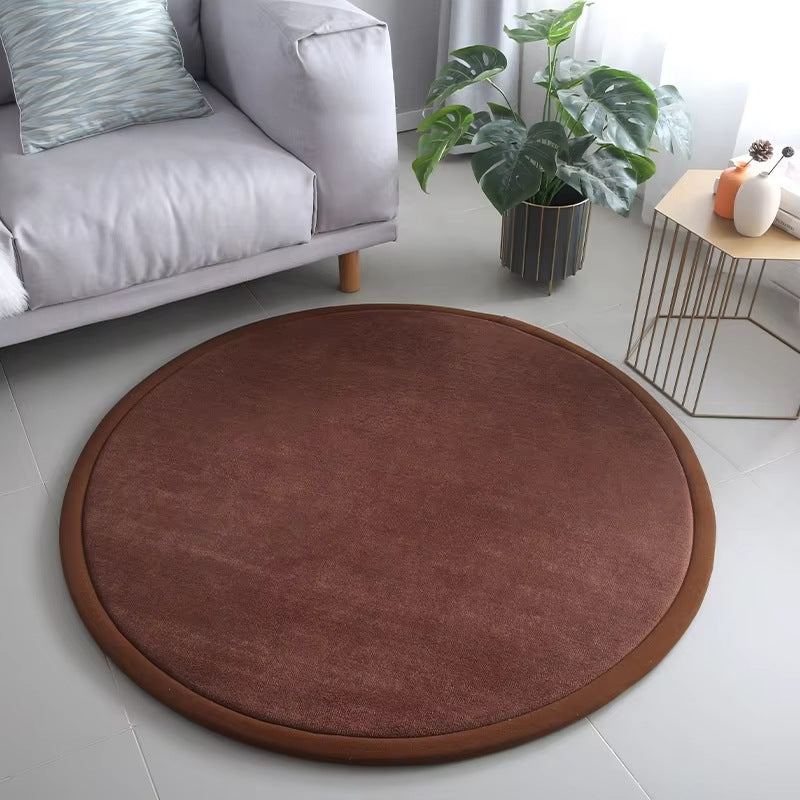 Tapis rond éponge épaissé