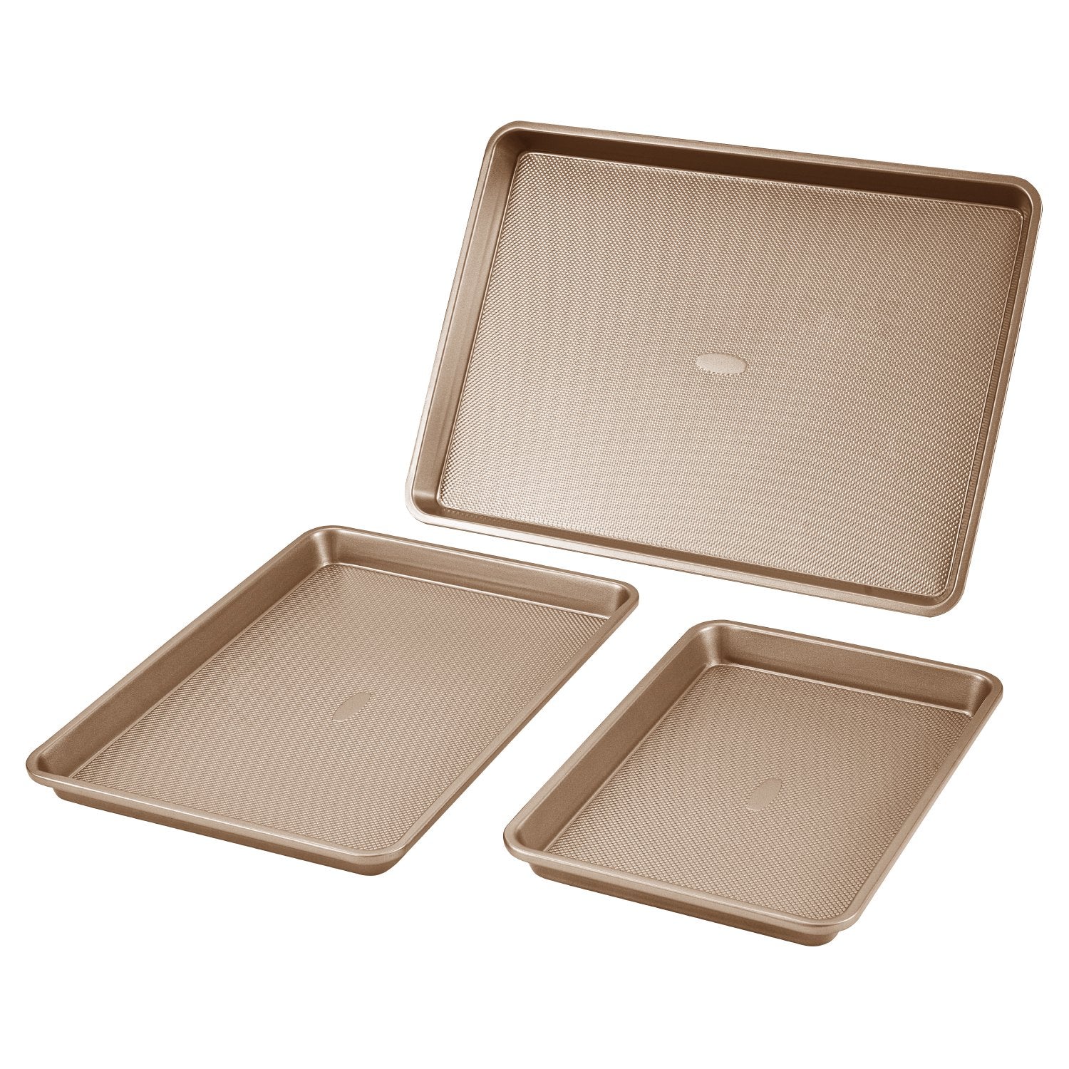 Set de pâtisserie en acier au carbone 3 pièces avec poignée en silicone